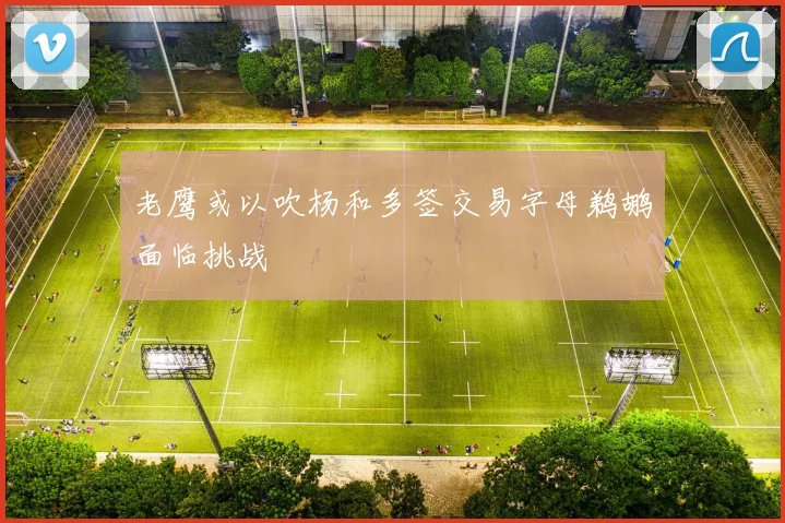老鹰或以吹杨和多签交易字母鹈鹕面临挑战